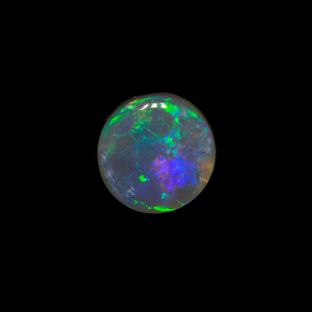 0.72 ct dark opal 6.2x6.1x2.7mm