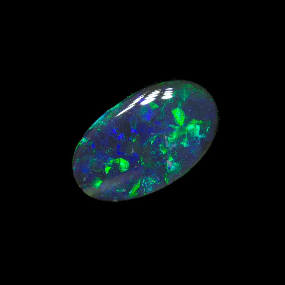0.72 ct black opal 8.2x5x2.6mm