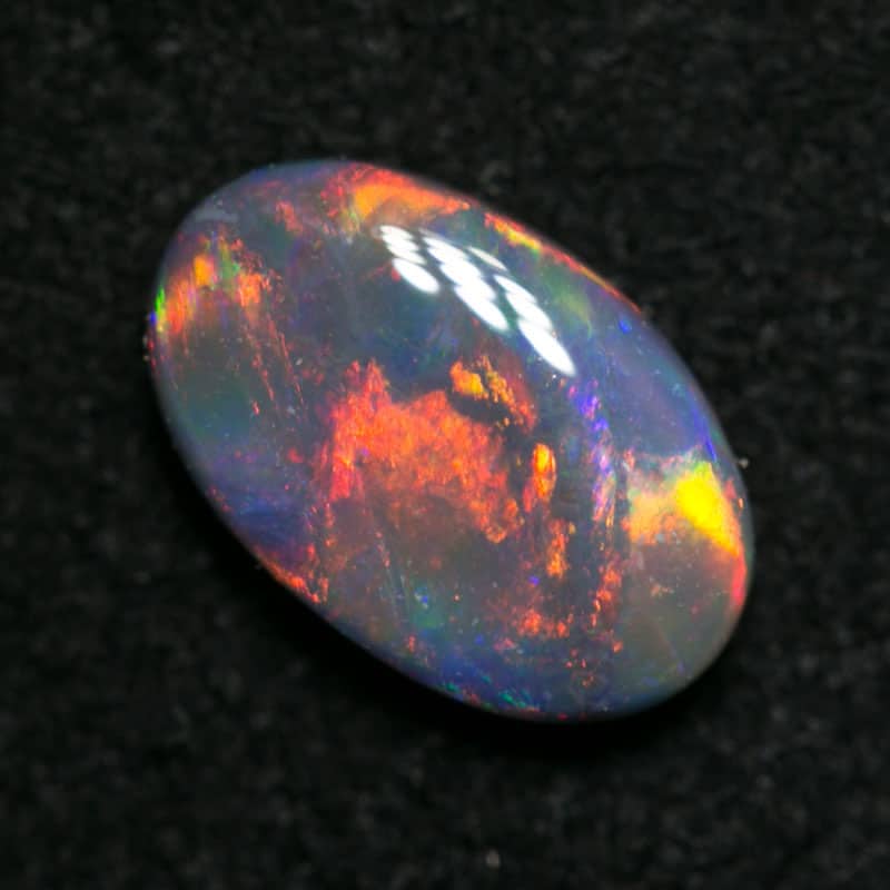 0.72ct semi black opalp