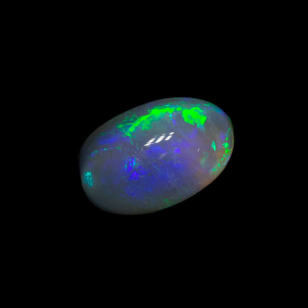 0.73 ct dark crystal opal 7.1x4.4x3.6mm