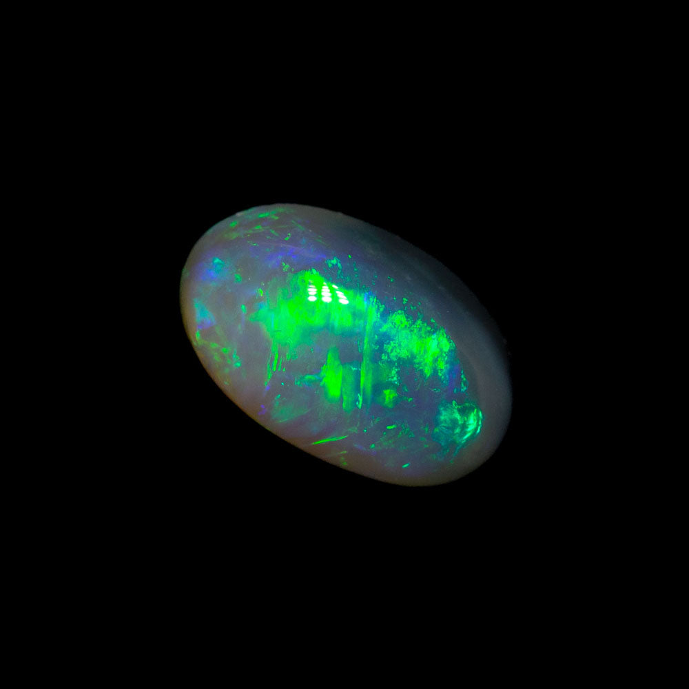 0.73 ct dark crystal opal 7.1x4.4x3.6mm