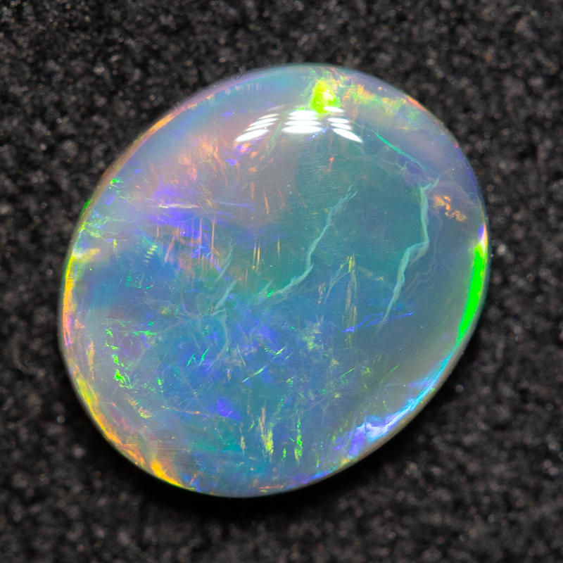 0.75 ct crystal opal 7.6x6.5x2.2mm
