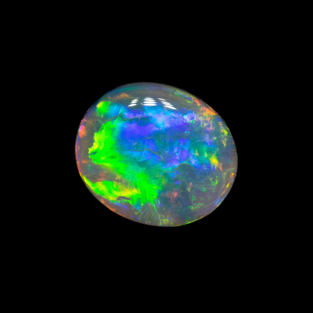 0.75 ct crystal opal 7.6x6.5x2.2mm