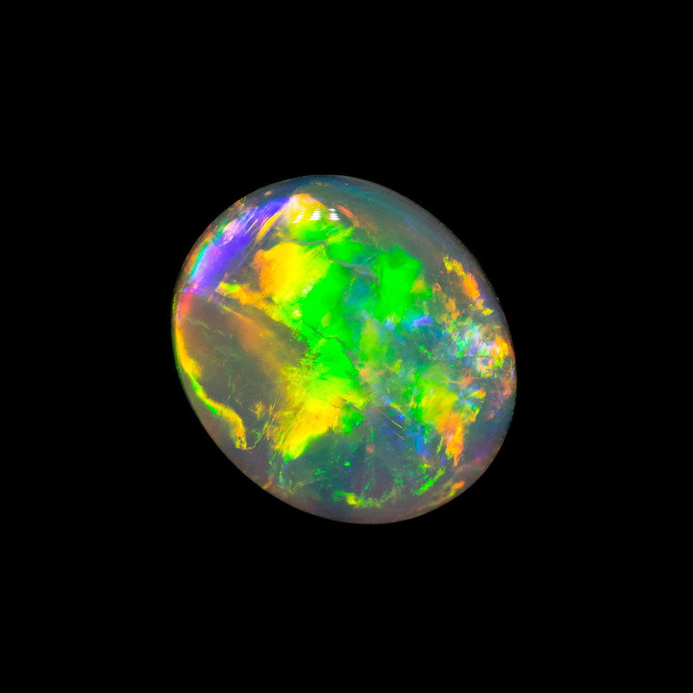 0.75 ct crystal opal 7.6x6.5x2.2mm