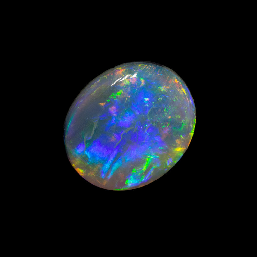 0.75 ct crystal opal 7.6x6.5x2.2mm