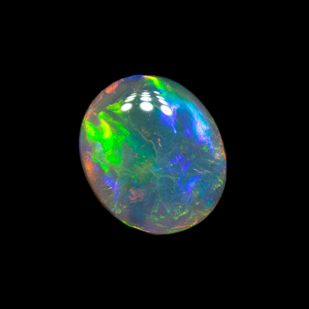0.75 ct crystal opal 7.6x6.5x2.2mm