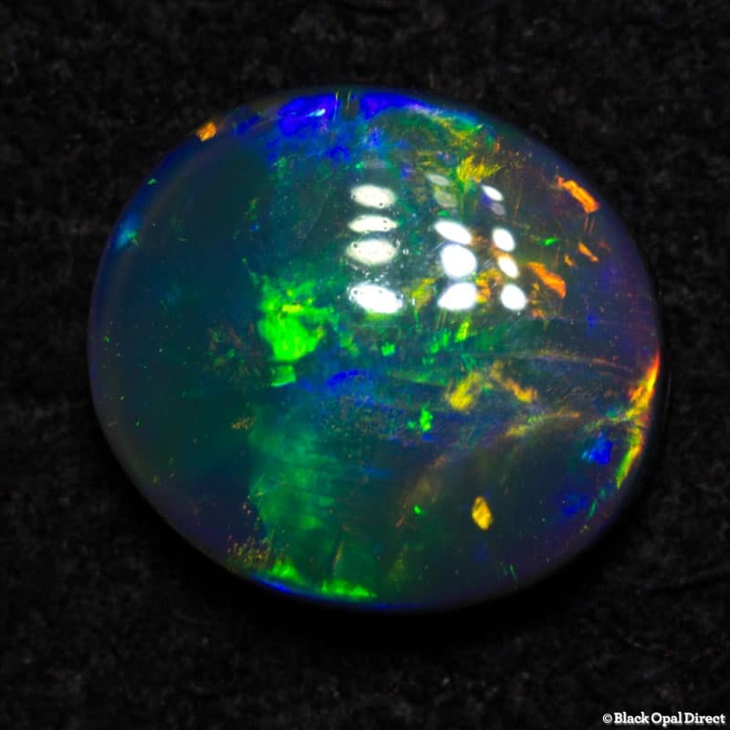 0.77ct black opal