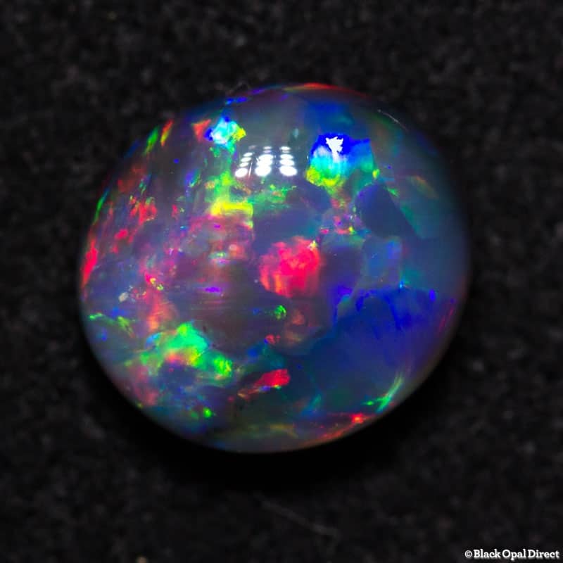0.78ct gem black opal