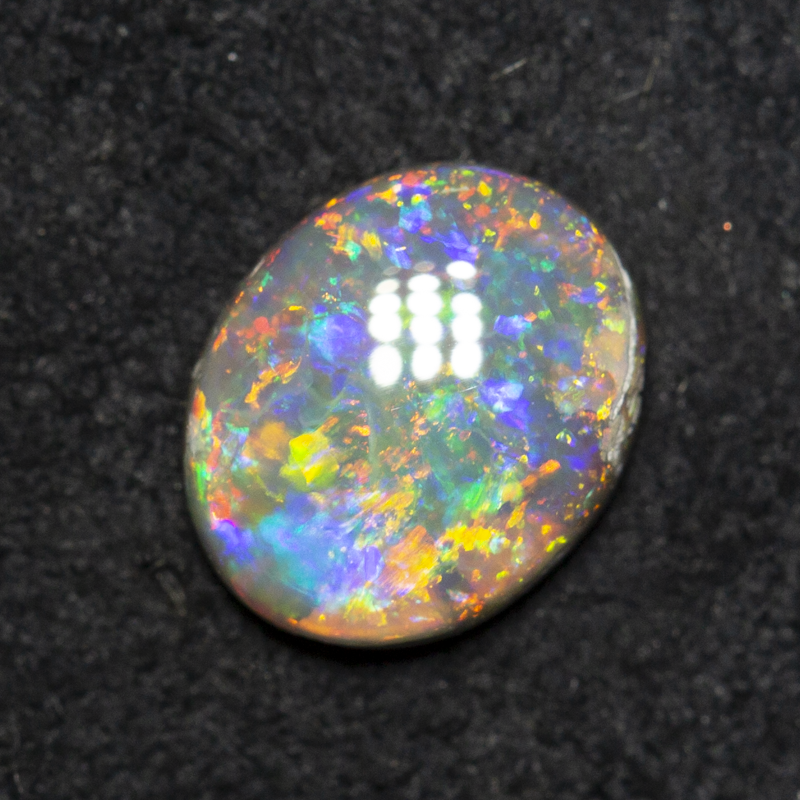 0.79 ct crystal opal 7.7x6.3x2.6mm