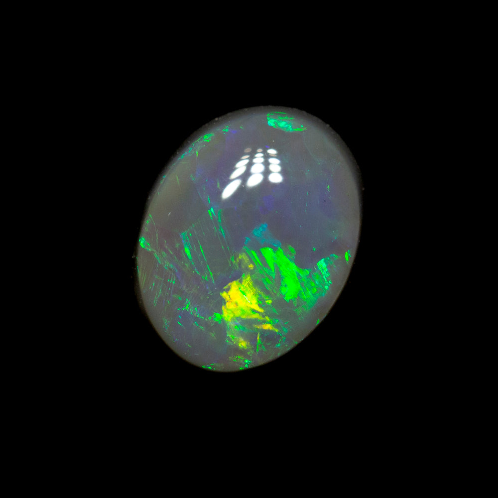 0.79 ct black opal 7.1x5.6x2.9mm