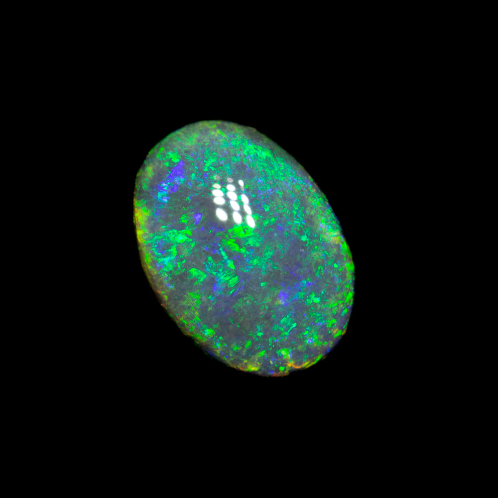 0.79 ct black opal 7.4x5.3x3.2mm