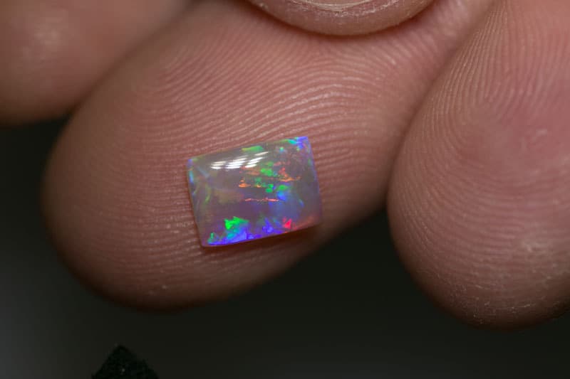 0.80 ct pillow cut crystal opal 8x6x2mm