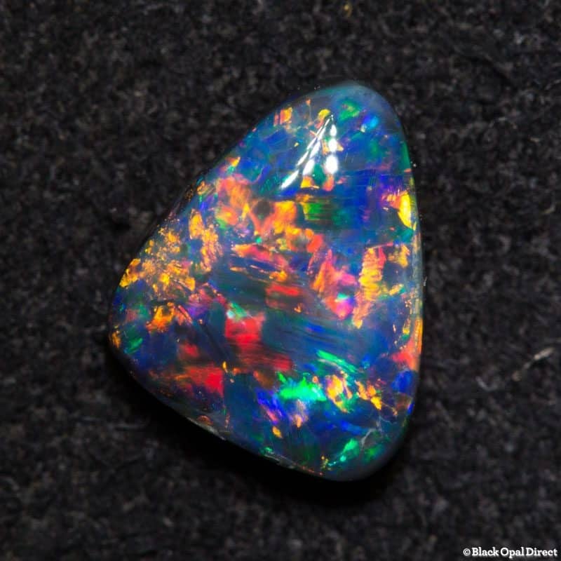 0.80ct gem black opal