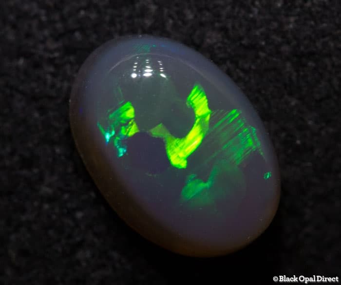 0.80 ct semi black opal 7x4x3mm