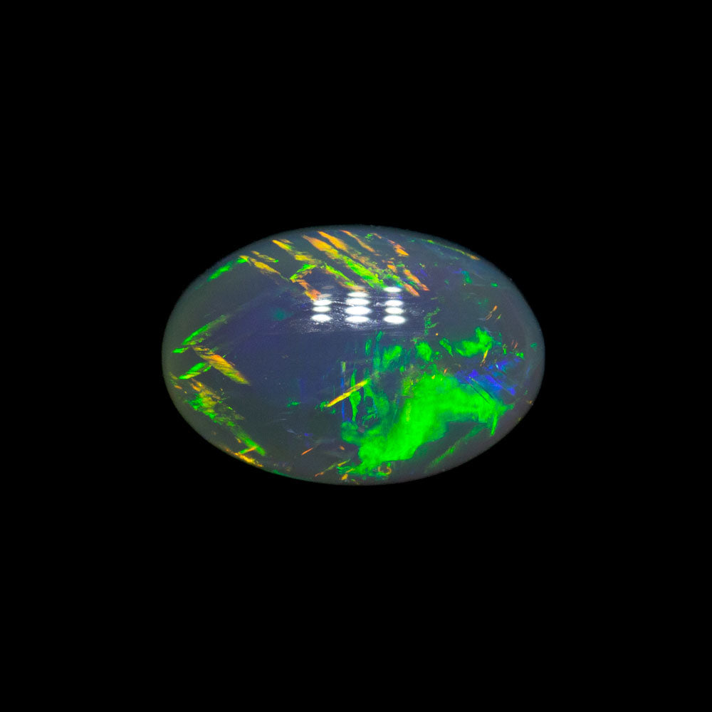 0.81 ct dark opal 7.8x5.3x3mm