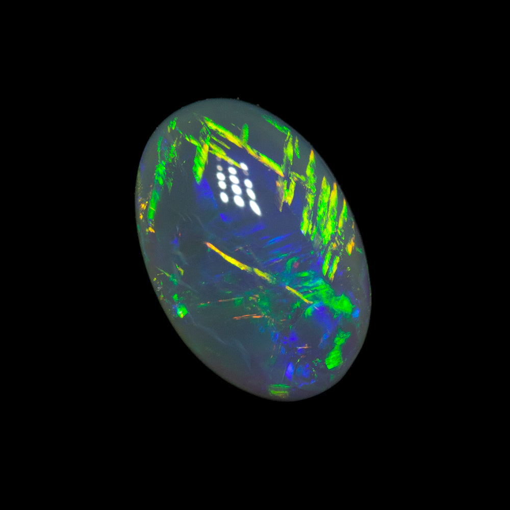 0.81 ct dark opal 7.8x5.3x3mm