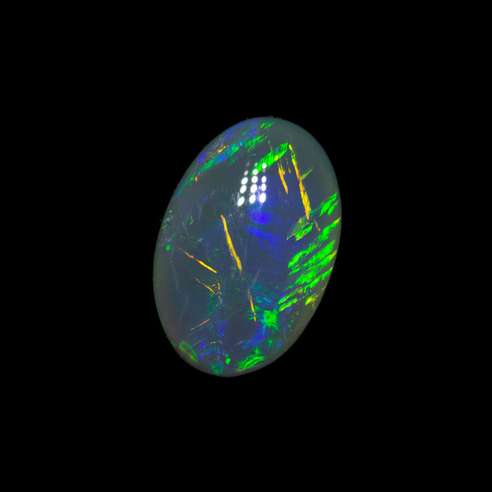 0.81 ct dark opal 7.8x5.3x3mm
