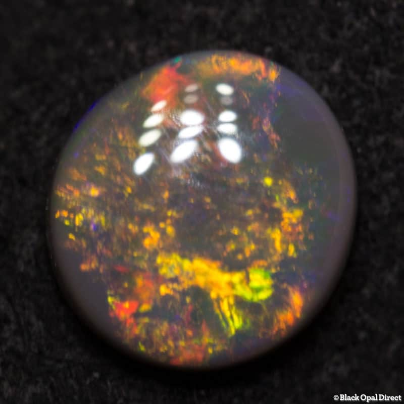0.81 ct black opal 6.5x6x2.5mm