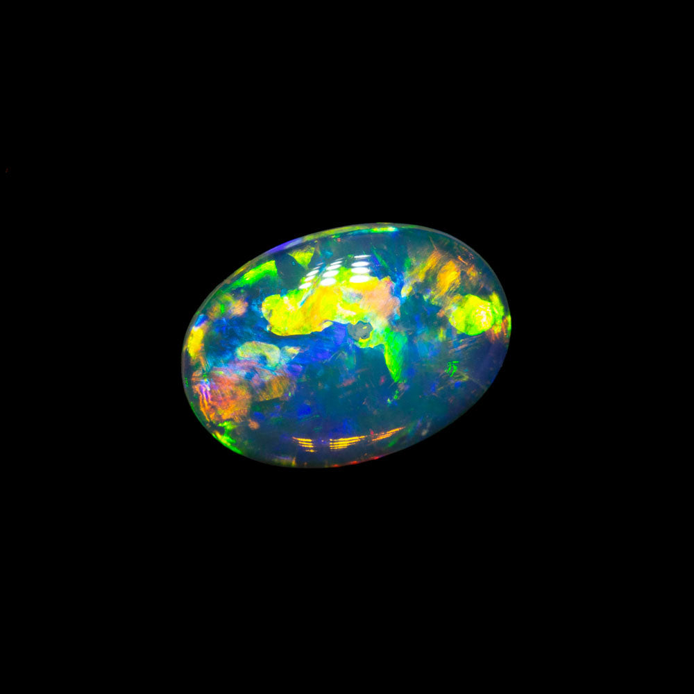 0.83 ct double-sided crystal opal 9.2x6.5x2mm
