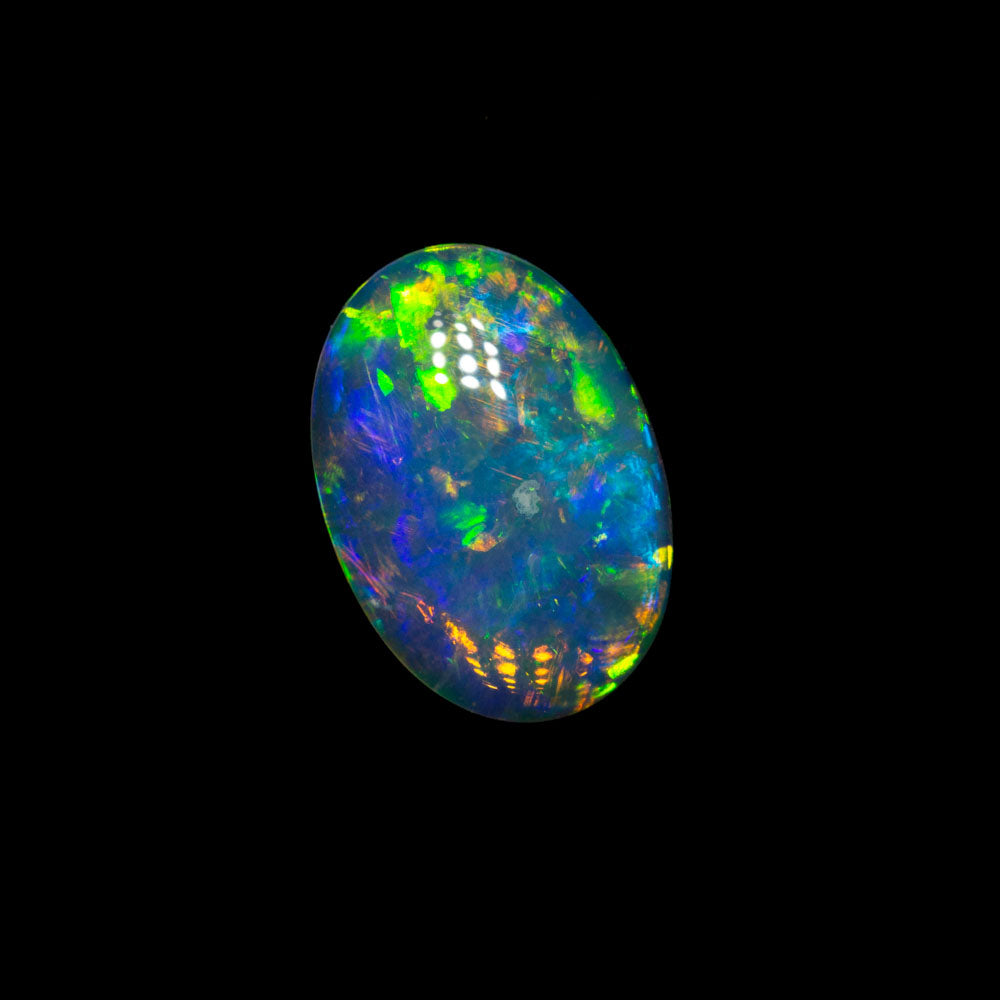 0.83 ct double-sided crystal opal 9.2x6.5x2mm