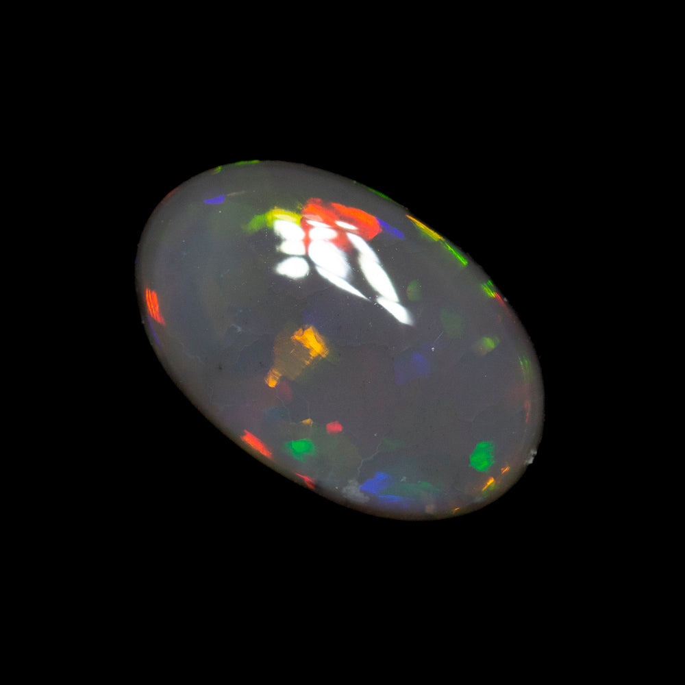 0.83 ct black opal 9.6x6.2x2mm