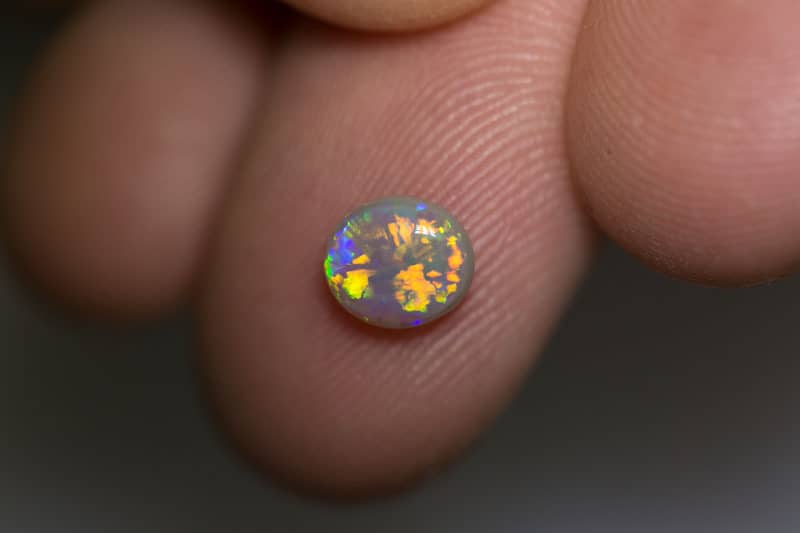 0.85 ct crystal opal 7x6x3mm