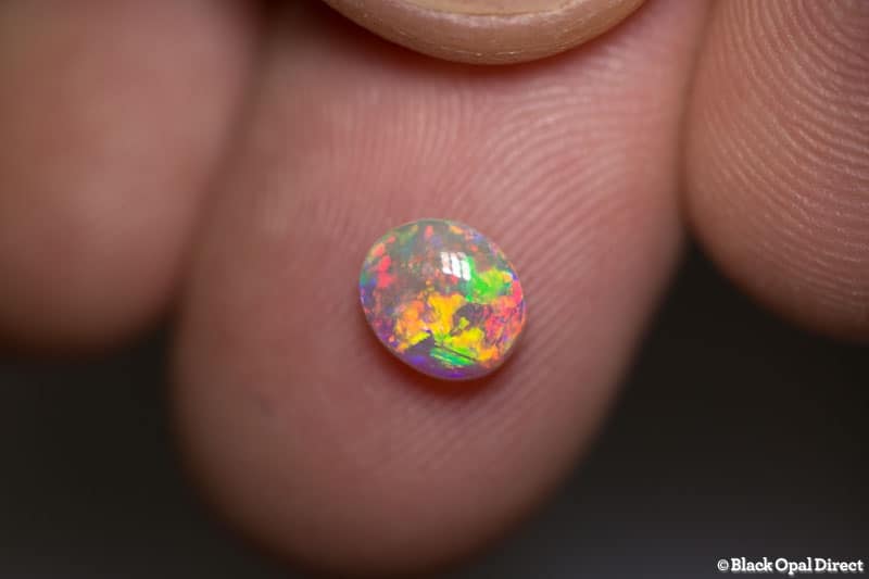0.85 ct gem crystal opal 7x6x3mm