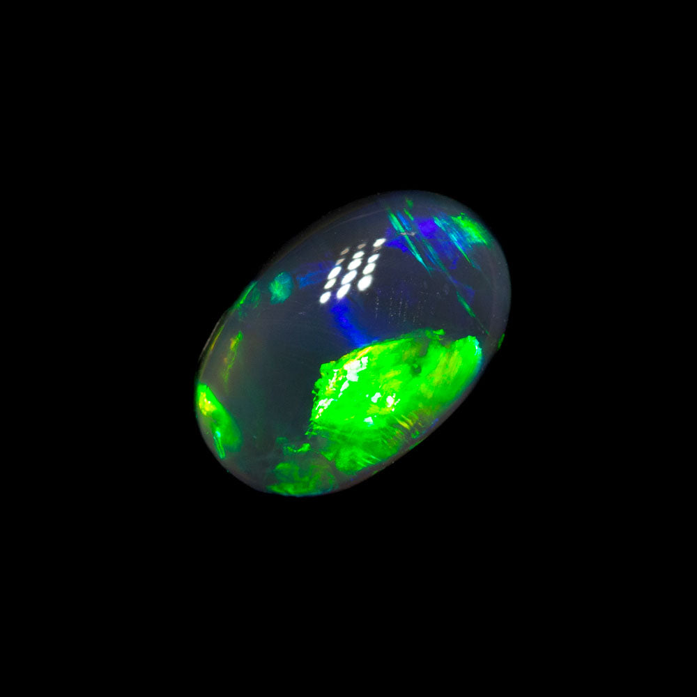 0.89 ct black opal 8.2x5.5x3mm