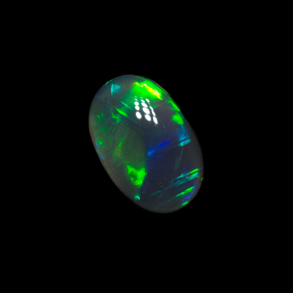0.89 ct black opal 8.2x5.5x3mm