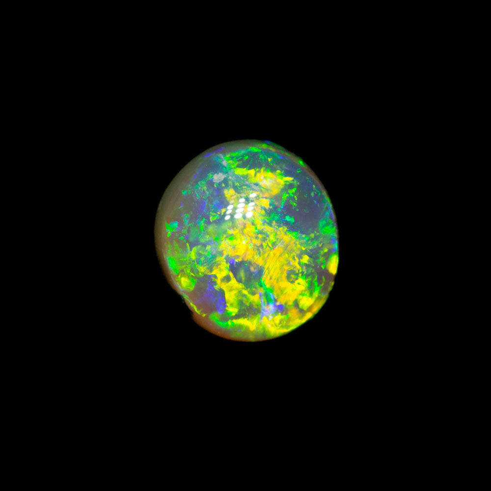 Australian 0.91 ct crystal opal 6.5x5.9x3.8mm | Black Opal Direct