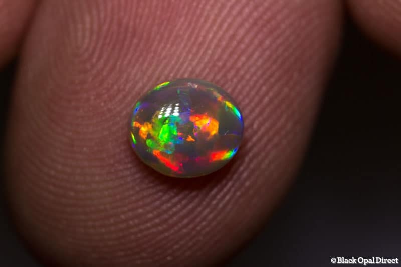 0.91 ct gem crystal opal 7x6x3mm