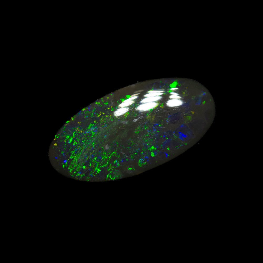 0.92 ct black opal 11.1x5.6x2.1mm