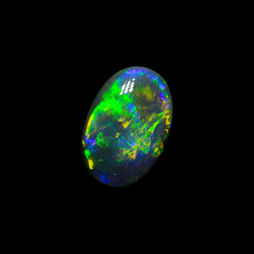0.93 ct black opal 9.3x6.2x2.3mm