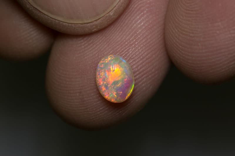 0.94 ct gem crystal opal 7.5x6x3mm