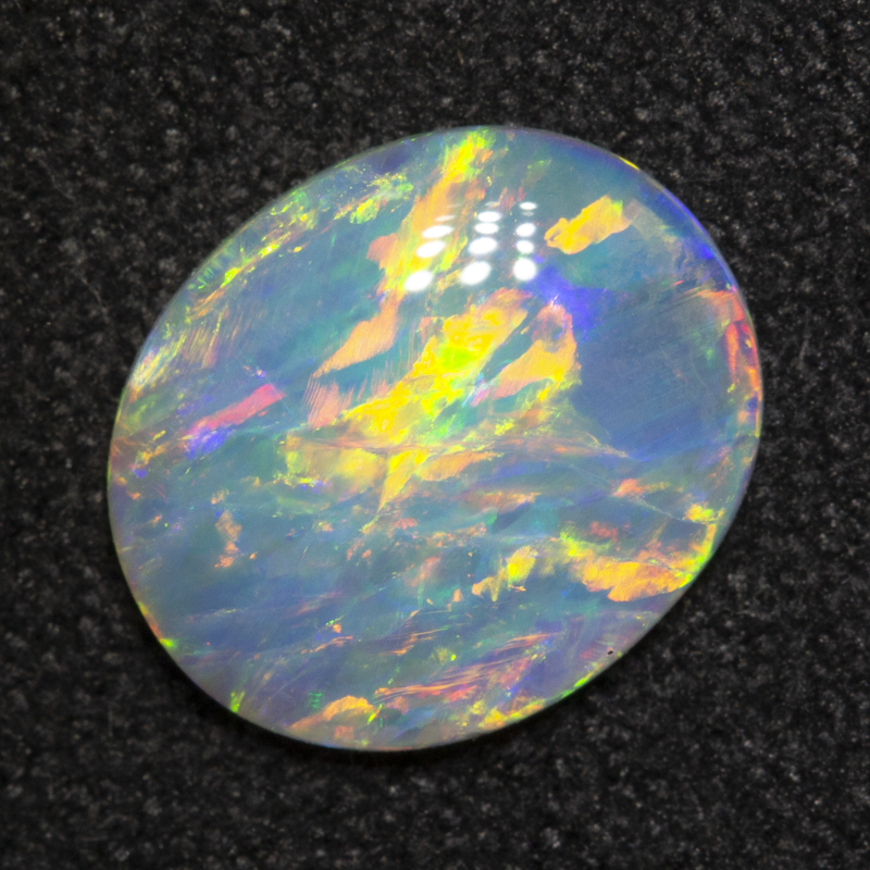 0.97 ct crystal opal 9.4x7.9x1.9mm