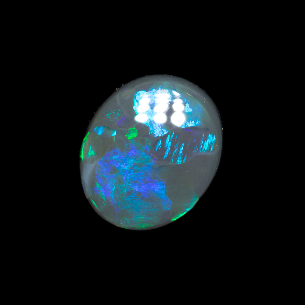0.98 ct black opal 8.3x7x2.5mm