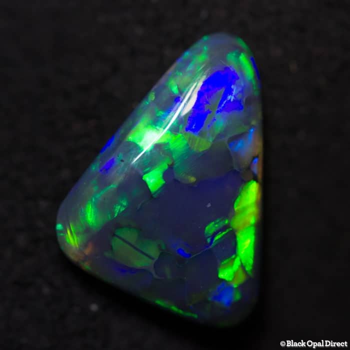 0.98 ct black opal 9x7x2.5mm