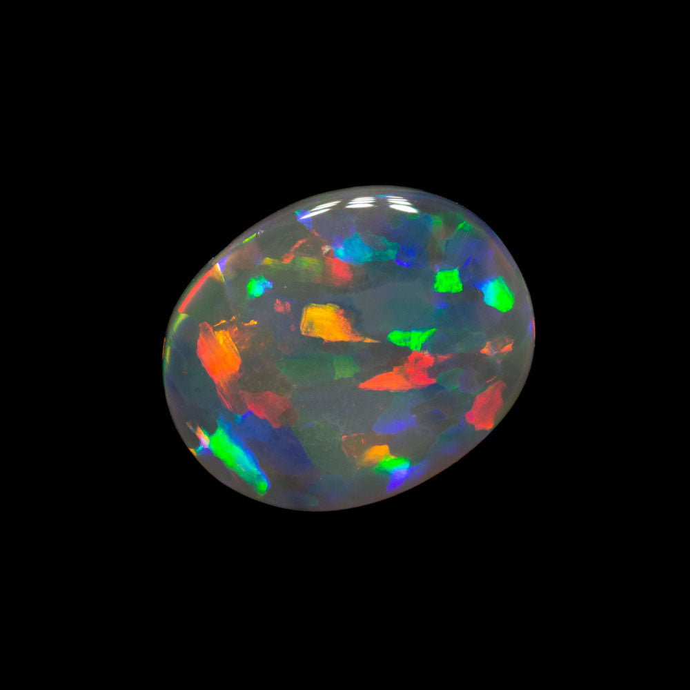 0.98 ct dark opal 10.2x8.4x1.7mm