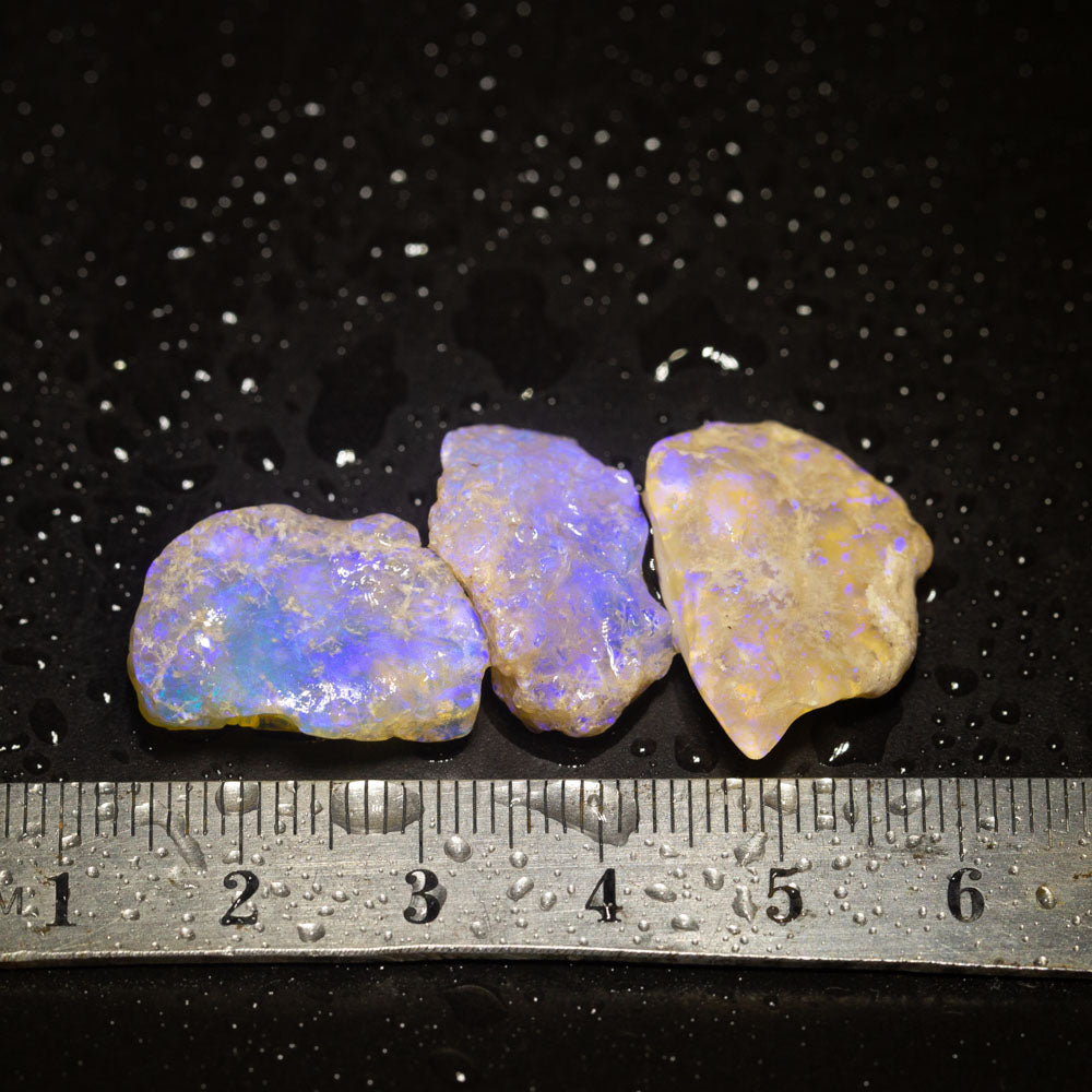 30 ct rough opal parcel 3pc