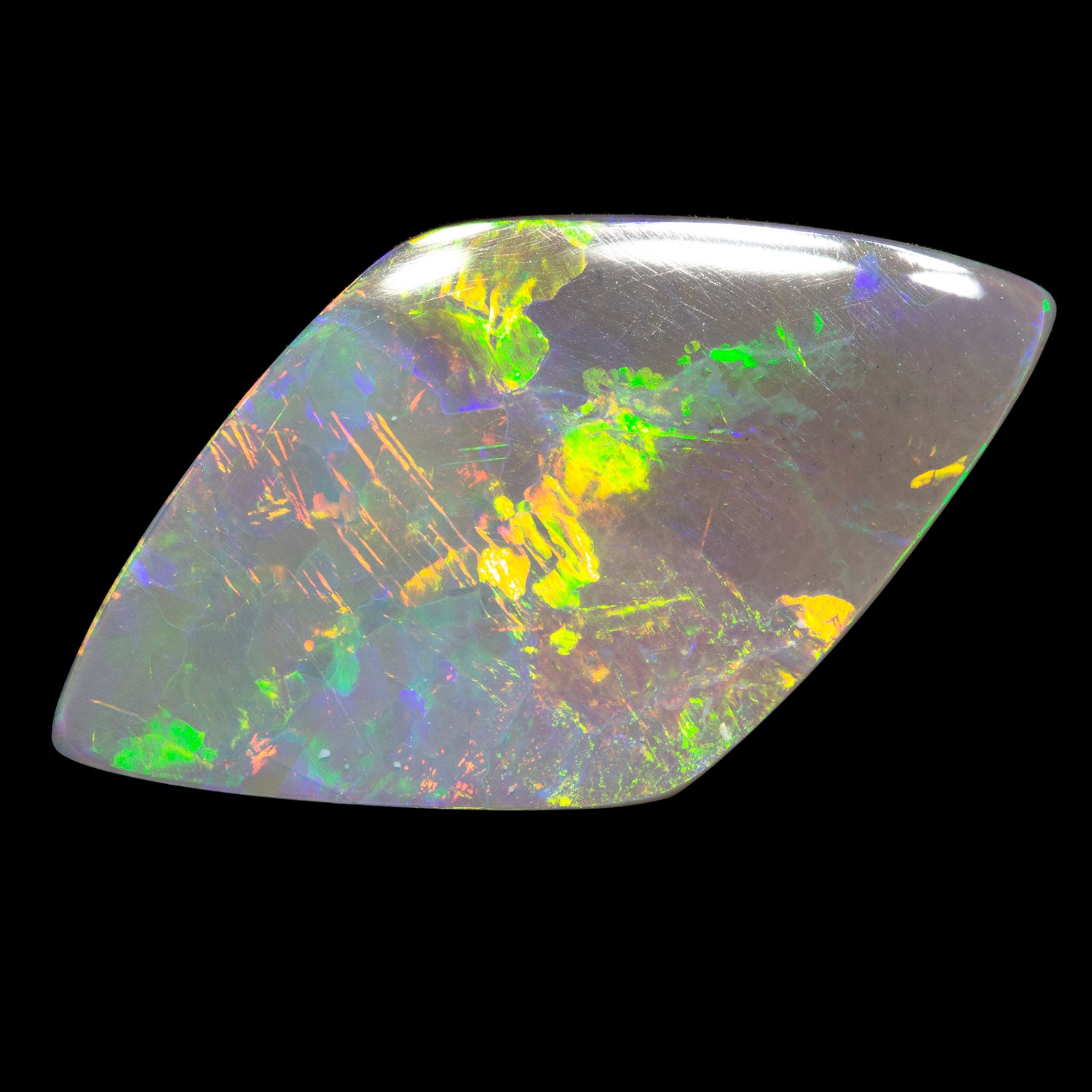 5.15 ct dark opal 20.7x11.8x3.8mm