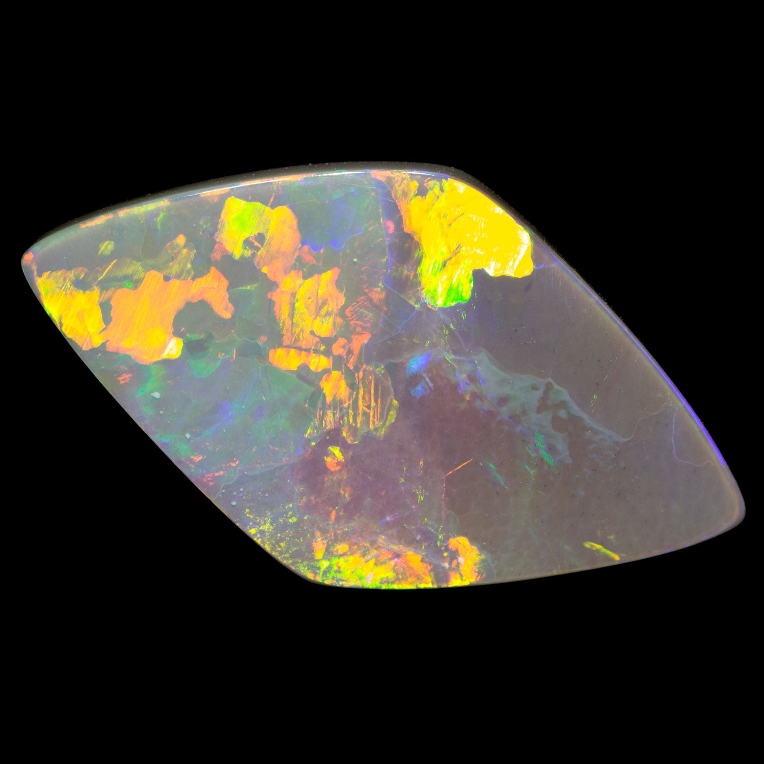 5.15 ct dark opal 20.7x11.8x3.8mm