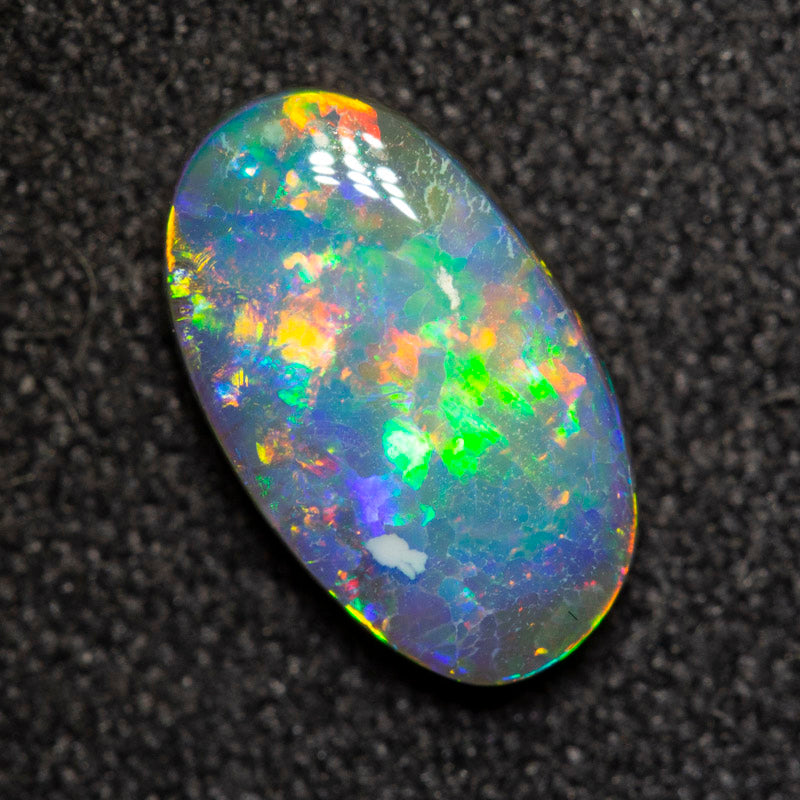 1.00 ct black opal 9.8x5.8x2.8mm