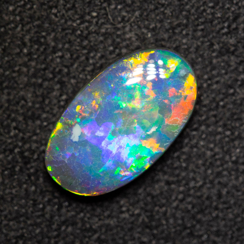 1.00 ct black opal 9.8x5.8x2.8mm