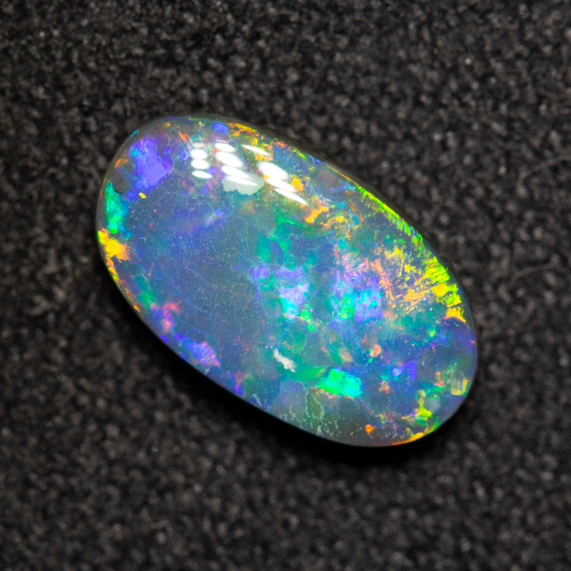 1.00 ct black opal 9.8x5.8x2.8mm