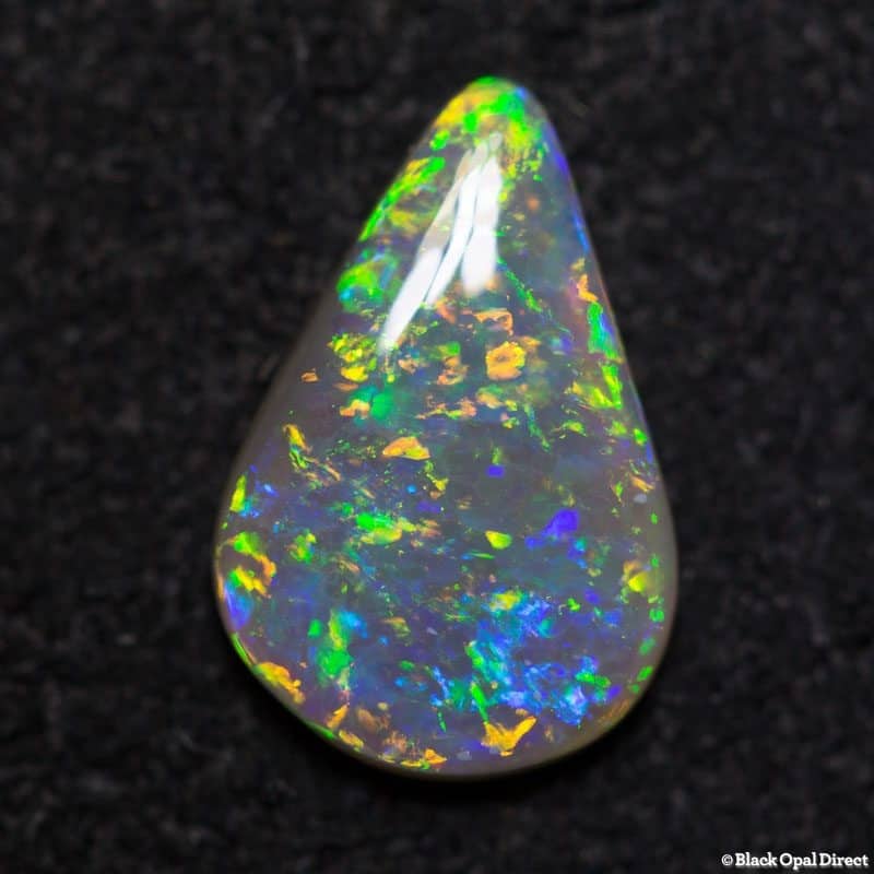 1.00 ct drop shaped crystal opal 10.5x7x2mm
