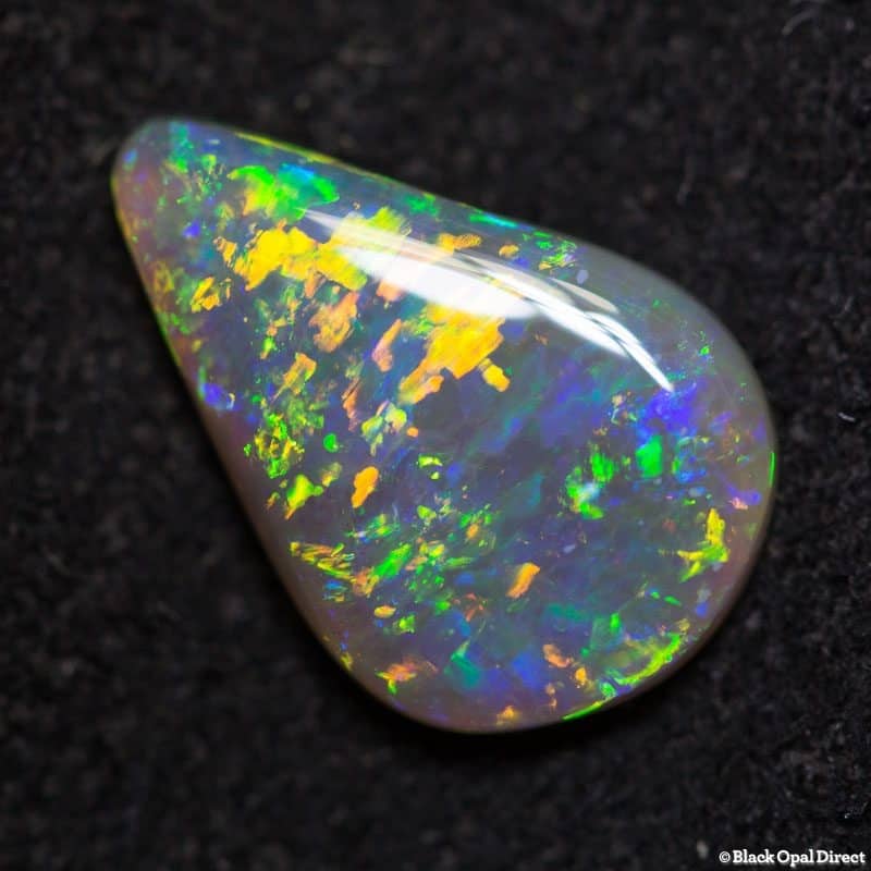 1.00 ct drop shaped crystal opal 10.5x7x2mm