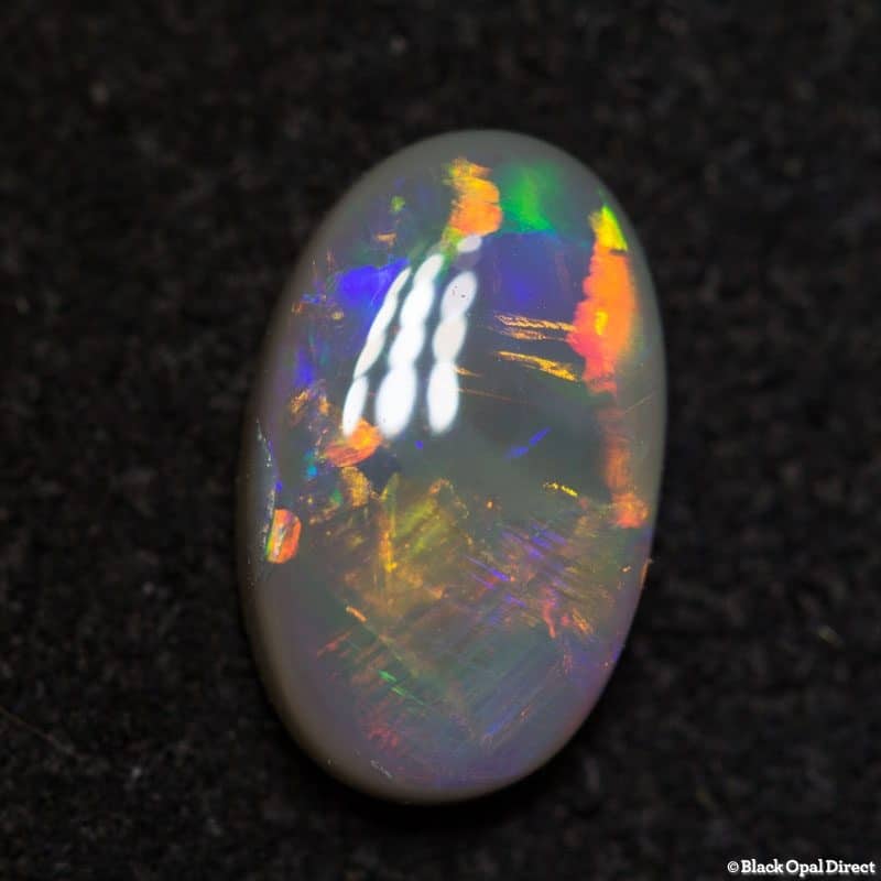 1.02 ct semi black opal 9x5x2.5mm