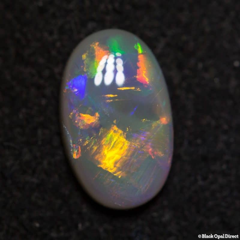 1.02 ct semi black opal 9x5x2.5mm