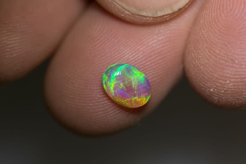 1.03 ct doble sided crystal opal 8x6x3mm