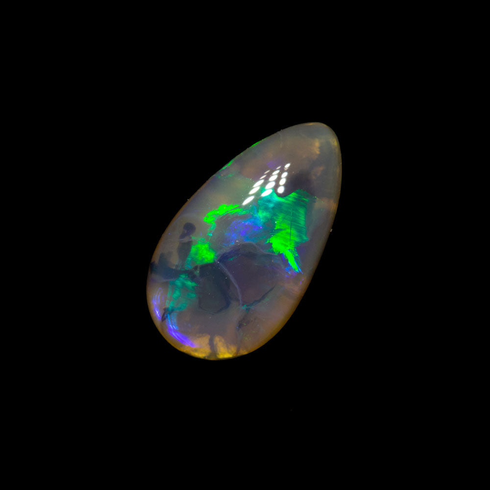 1.07 ct dark crystal opal 10.3x5.8x3mm